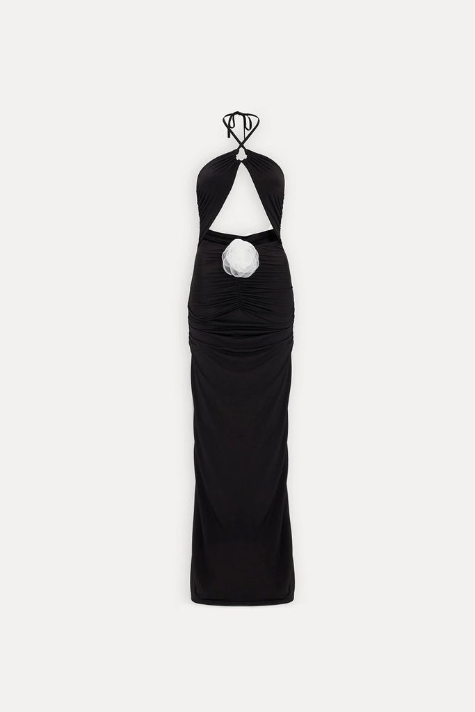 Black Back Detail Dress