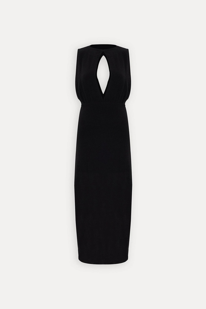 Black Basic Mini Dress