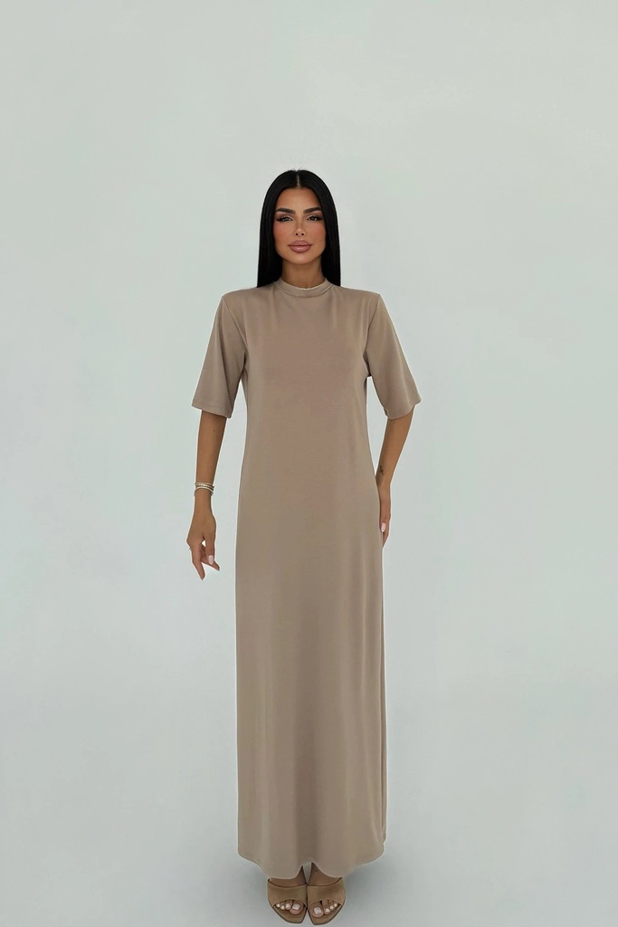 Beige Roland Long Dress