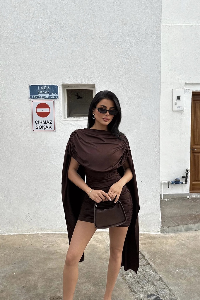 Brown Molly Mini Dress