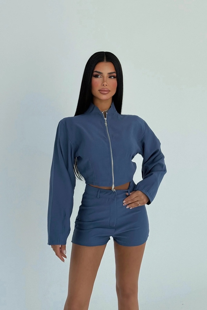Indigo Shorts Set