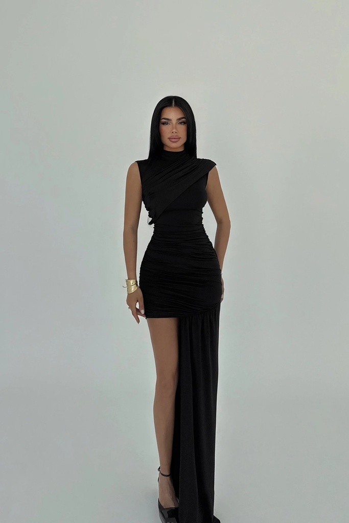 Black Zinnia Mini Dress