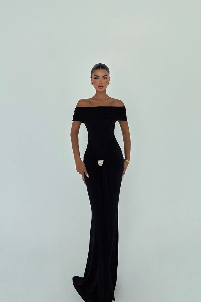 Black Allayia Long Dress