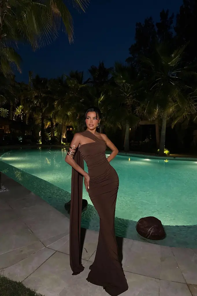 Brown Coraline Multi-Type Tie Dress