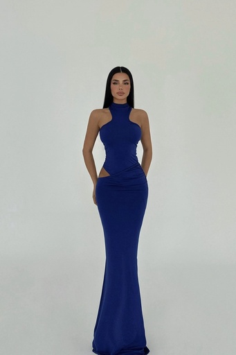 Saks Zero Sleeve Long Dress
