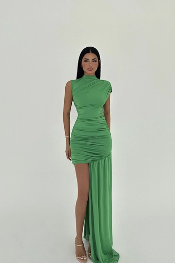 Green Zinnia Mini Dress