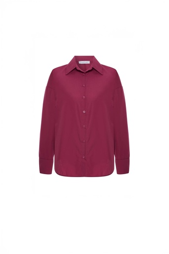 Fuchsia Button Front Shirt