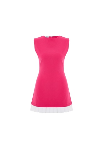 Fuchsia Basic Mini Dress