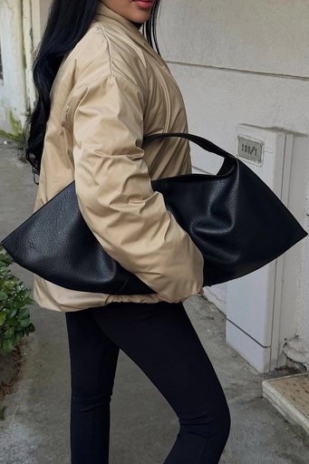 Black Marlon Leather Bag