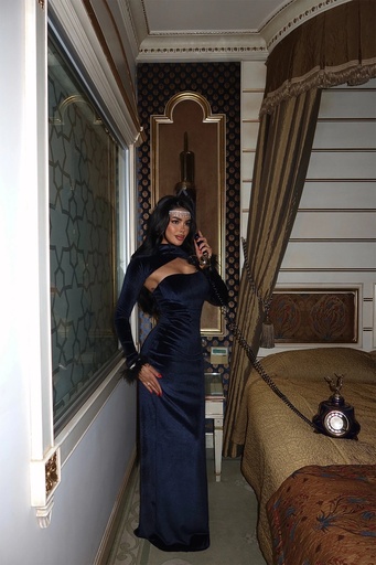 Navy Blue Bolero Dress