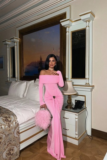 Pink Long Sleeve Dress