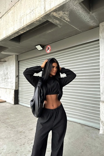 Black Trouser Suit