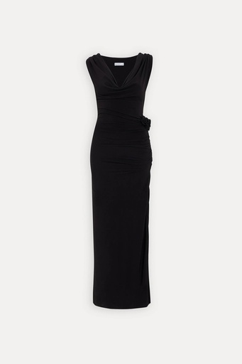 Black Rose Detail Dress
