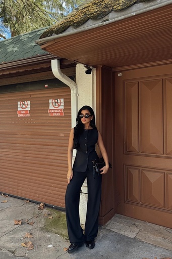 Black Trouser Suit