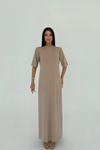 Beige Roland Long Dress