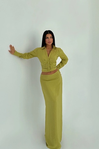 Oil Green Liana Bottom Top Set