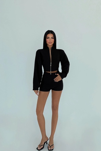 Black Shorts Set
