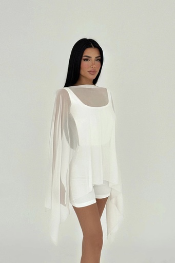 White Basic Jumpsuit