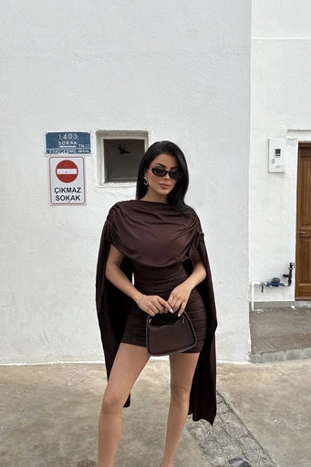 Brown Molly Mini Dress