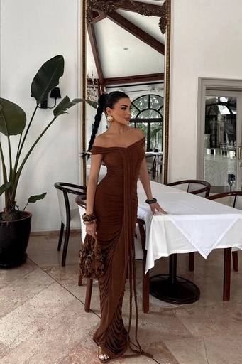 Brown Naselinta Dress