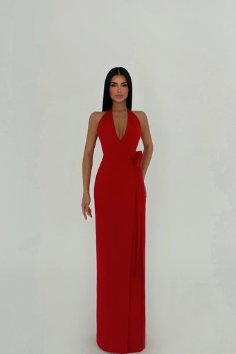 Red Tied Dress