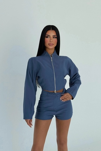 Indigo Shorts Set
