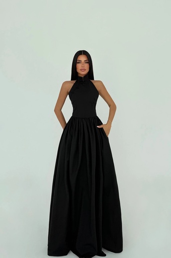 Black Long Basic Long Dress