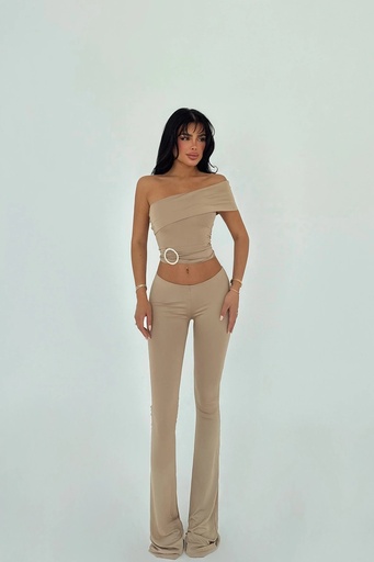 Beige Trouser Suit