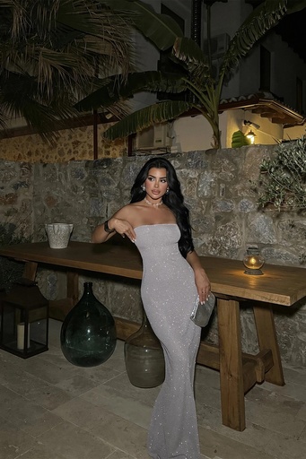 Mink Back Detail Dress